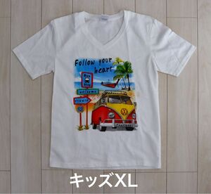 150〜160 キッズtシャツ　ワーゲン　バス　訳あり