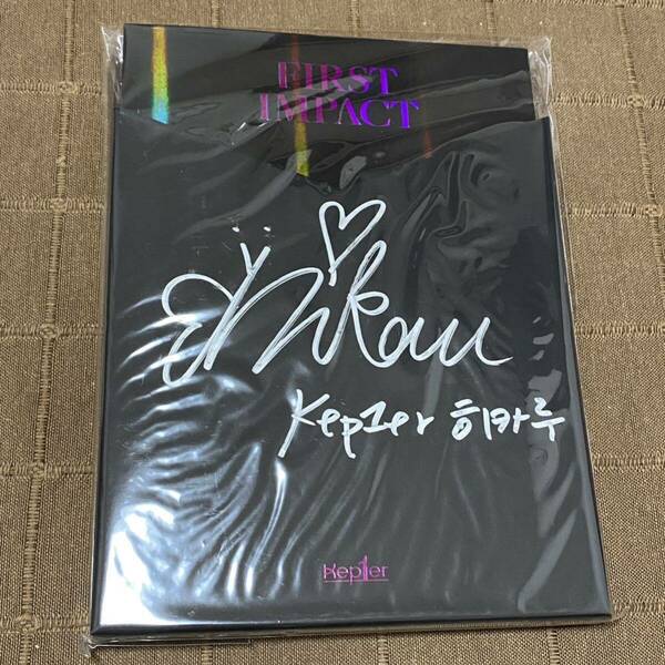 Kep1er FIRST IMPACT Mwave サイン入りアルバム CD ひかる ヒカル