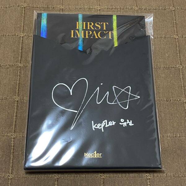 Kep1er FIRST IMPACT Mwave サイン入りアルバム CD ユジン