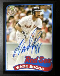 topps2024 99枚限定 ウェイド　ボッグス　直筆　サインカード　ボストンレッドソックス　ニューヨークヤンキース　ウェイド・ボッグス