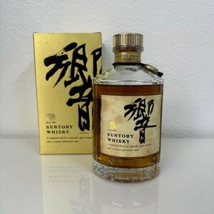 UU251 not yet . plug SUNTORY. gold cap reverse side Gold label 700ml Suntory whisky HIBIKI box attaching present condition goods 
