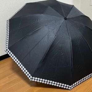 折りたたみ傘　 雨傘　黒　ブラック　 晴雨兼用 日傘