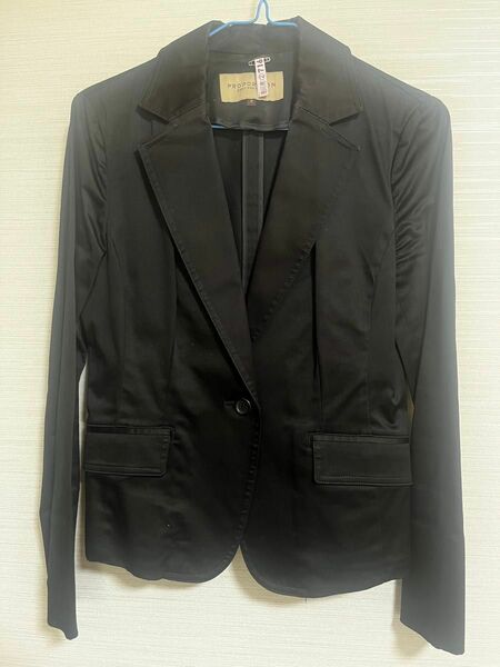 【クリーニング済】PROPORTION BODY DRESSING黒ジャケット