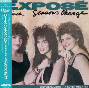 A00516222/12インチ-33RPM/エクスポゼ(EXPOSE)「Seasons Change (1987年・A15L-5・来日記念盤・ソウル・SOUL・フリースタイル・FREESTYLE