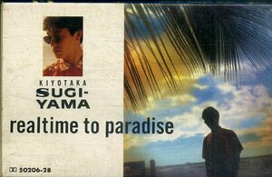 F00025672/カセット/杉山清貴「Realtime To Paradise (1987年・50206-28)」