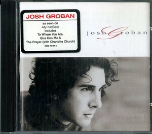 D00135722/CD/ジョシュ・グローバン(JOSH GROBAN)「Josh Groban (2001年・9362-48154-2・現代音楽・シンセポップ)」