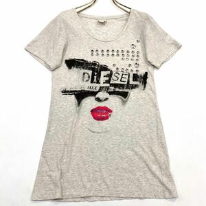 DIESEL/ディーゼル 半袖Tシャツ レディースXS グレー系