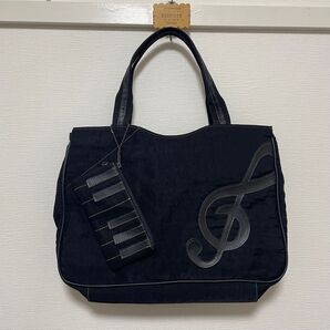 6月末まで★ロリータコーデに!★ミニポーチ付き音符バッグ★