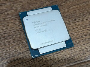 「動作品」 Intel Core i7 5820K SR20S 3.3GHz LGA2011 CPU インテル 中古動作品 送料無料！ ②