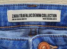 ZARA　TRAFALUＣ 　ザラ　デニムバンツ　未使用タグ付　ストレッチ　サイズ36 　送料230円〜_画像3