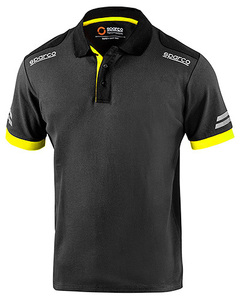 SPARCO（スパルコ） ポロシャツ TECH POLO グレーxイエロー Mサイズ