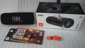 #JBL# portable water proof speaker #Flip 6-BLK# used /2# * prompt decision *