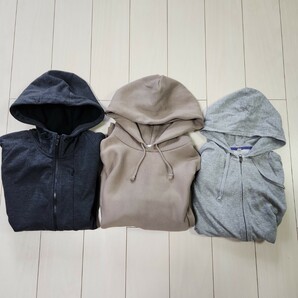 GU ジーユー　UNIQLO　ユニクロ　パーカー　3着セット