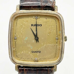 【63002】ラドー　RADO　メンズ腕時計　121.5210.2　SS　革　QZ