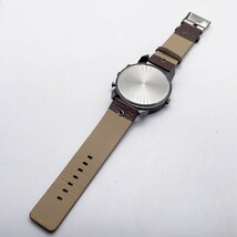 【65309】JIS　メンズ腕時計　SS　革　QZ_画像8
