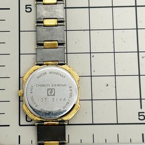 【67108】CHARLES JOURDAN レディース腕時計 1372188 SS/メタル QZの画像6