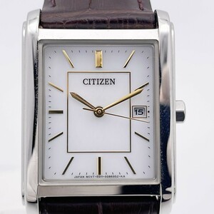 【129408】シチズン　CITIZEN　メンズ腕時計　E011-S054940　SS　革　ソーラー