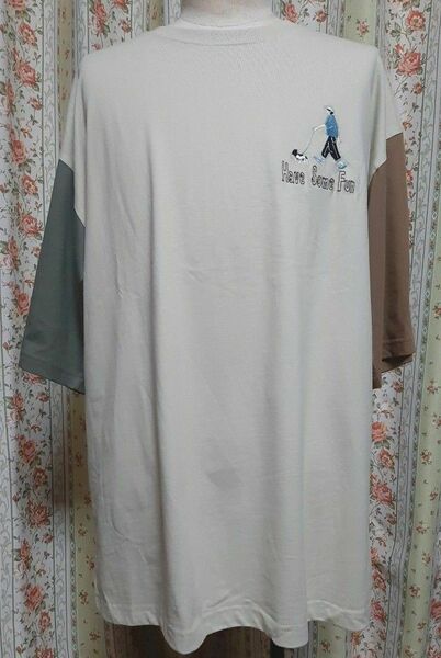 犬と散歩 カジュアルTシャツ　Lサイズ　未使用タグ付き