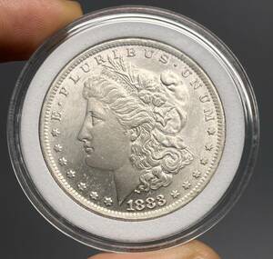 アメリカ 古銭 1883年　モルガン　自由の女神　リバティ　大型硬貨　イーグル