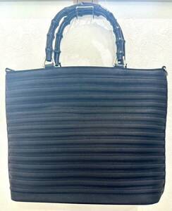 GUCCI Gucci bamboo handbag / handbag / black 000-1705-0533 1 jpy start 