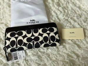 45 新品 COACH コーチ 長財布 ラウンドファスナー CP230