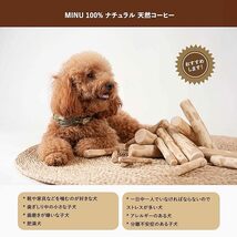 MINU 犬 噛む おもちゃ 無添加 100%ナチュラル 天然 木 コーヒーの木 デンタルケア (XS, 1本)_画像2