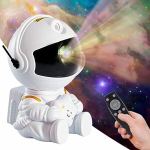 【Amazon 限定ブランド】宇宙飛行士 スタープロジェクター 星空ライト キッズルーム 天井 USB給電 子供へのプレゼント 誕