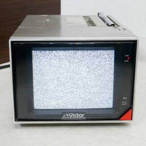 ▲(R603-H126)ジャンク victor CX-64 カラーテレビ ブラウン管テレビ 当時物 昭和レトロ ポータブル レトロテレビ TV 1981年製の画像5