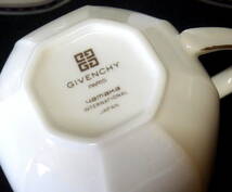 ▲(R602-D106)GIVENCHY ジバンシィ コーヒータイムセット カップ ソーサー プレート 食器 ティーカップ 洋食器_画像5