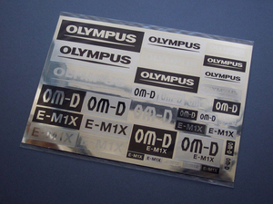 【ステッカーのみ】OLYMPUS OM-D E-M1X 検 M.ZUIKO DIGITAL ED シール メタリック 未使用新品
