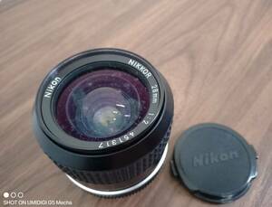 GD75 【1円から】 NIKON ニコン NIKKOR 28ｍｍ 1：2.8 現状品