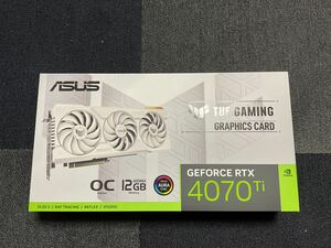 「新品未開封」ASUS エイスース TUF-RTX4070TI-O12G-WHITE-GAMIN グラフィックボード 白モデル