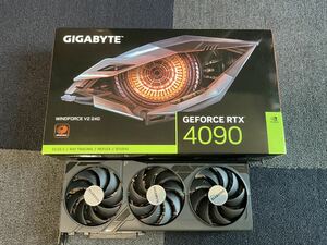 使用ごく僅か美品GIGABYTE GeForce RTX 4090 WINDFORCE V2 24G グラフィックカード GV-N4090WF3V2-24GD