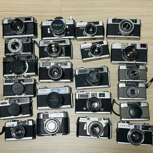 フイルムカメラ　レンジファインダー　22台まとめ　Konica Olympus YASHICA Canon Minolta RICOHなど