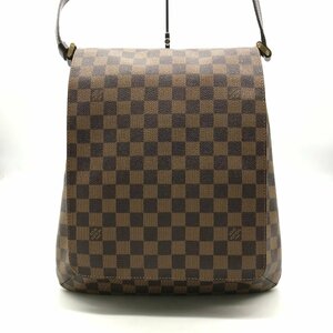 1 иен хорошая вещь LOUISVUITTON Louis Vuitton Damier myu Z one сумка на плечо Brown a2596