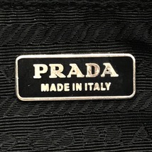 美品 PRADA プラダ 三角ロゴ テスート ナイロン ワンショルダー バッグ ブラック a3514_画像8