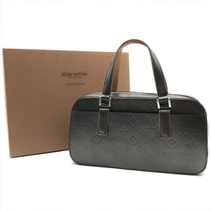 良品 LOUISVUITTON ルイヴィトン モノグラム マット シェルトン ノワール ハンド バッグ ブラック レザー a3732