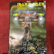 コンサートパンフ/アイアン・メイデン(IRON MAIDEN)「Somewhere On Tour 1987 (1987年)_画像1