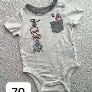 GAP 半袖ロンパース スターウォーズ 70