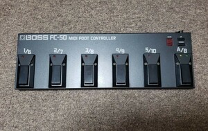 [ Junk ] BOSS FC-50 MIDI foot controller simple check only Boss 