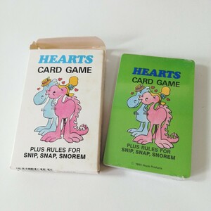 1991 HOYLE PRODUCTION HEARTS CARD GAME according to HOYLE Snip Snap Snorem ホイル社 ハーツ ビンテージ カードゲーム 未開封品