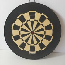 英国製 ビンテージ ダーツボード ブラック×グリーン MADE IN ENGLAND 直径45cm [ダーツ 的 板 ボード WINMAU ]_画像7