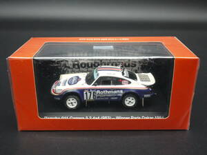 1:43 Spark ポルシェ 911 (953) Carrera 3.2 4x4 ロスマンズ パリ ダカール ラリー 1984 優勝 #176 Rothmans Paris Dakar Porsche特注