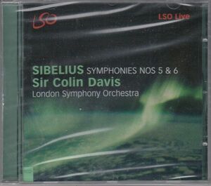 [CD/Lso]シベリウス:交響曲第5番変ホ長調Op.82&交響曲第6番ニ短調Op.104/C.デイヴィス&ロンドン交響楽団 2002-2003