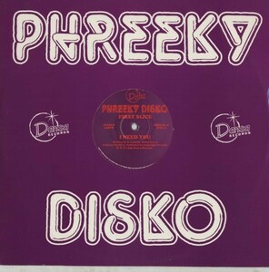 即決(12)FIRST SLIVE - I NEED YOU/PHREEKY DISKO