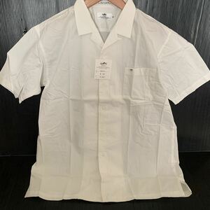  new goods that time thing ALL FIVE short sleeves . collar shirt student white shirt Showa Retro M size 
