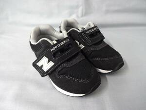  New balance baby Kids sneakers IZ996 current model touch fasteners wide width man girl black (BK3) 13.5 cm