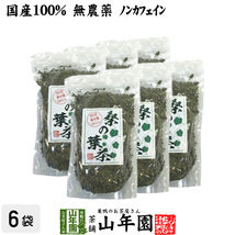 健康茶 国産100% 桑の葉茶 100g×6袋セット 無農薬 ノンカフェイン 送料無料_画像1