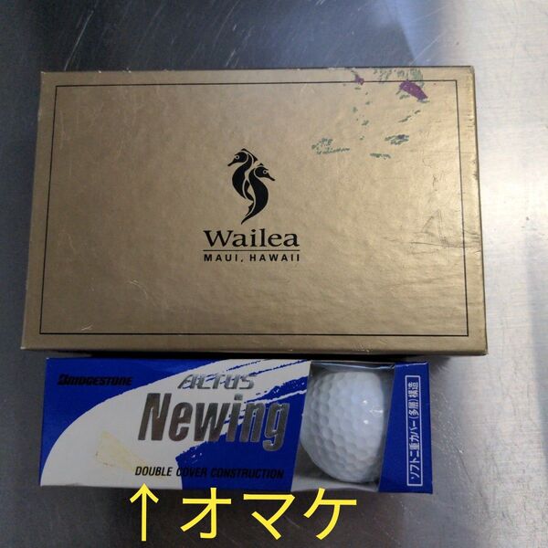 Wailea ゴルフクラブ ゴルフボールセット オマケのALTUS NeWing ブリジストン