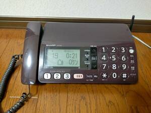 1円スタート　SHARP シャープ UX-310CL 電話機 FAX ファックス ジャンク品